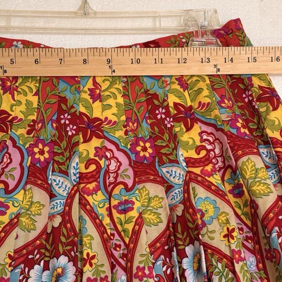 Jones‎ Wear Jeans Floral Paisley Print Mini Skirt Size 8 Festival Boho Hippie - Picture 4 of 8